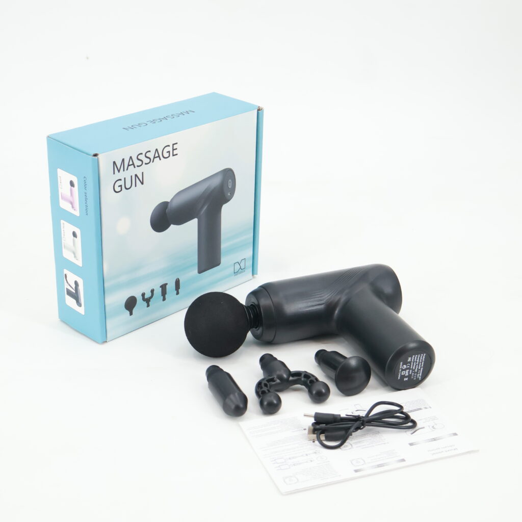 Massage Gun with 4 Heads