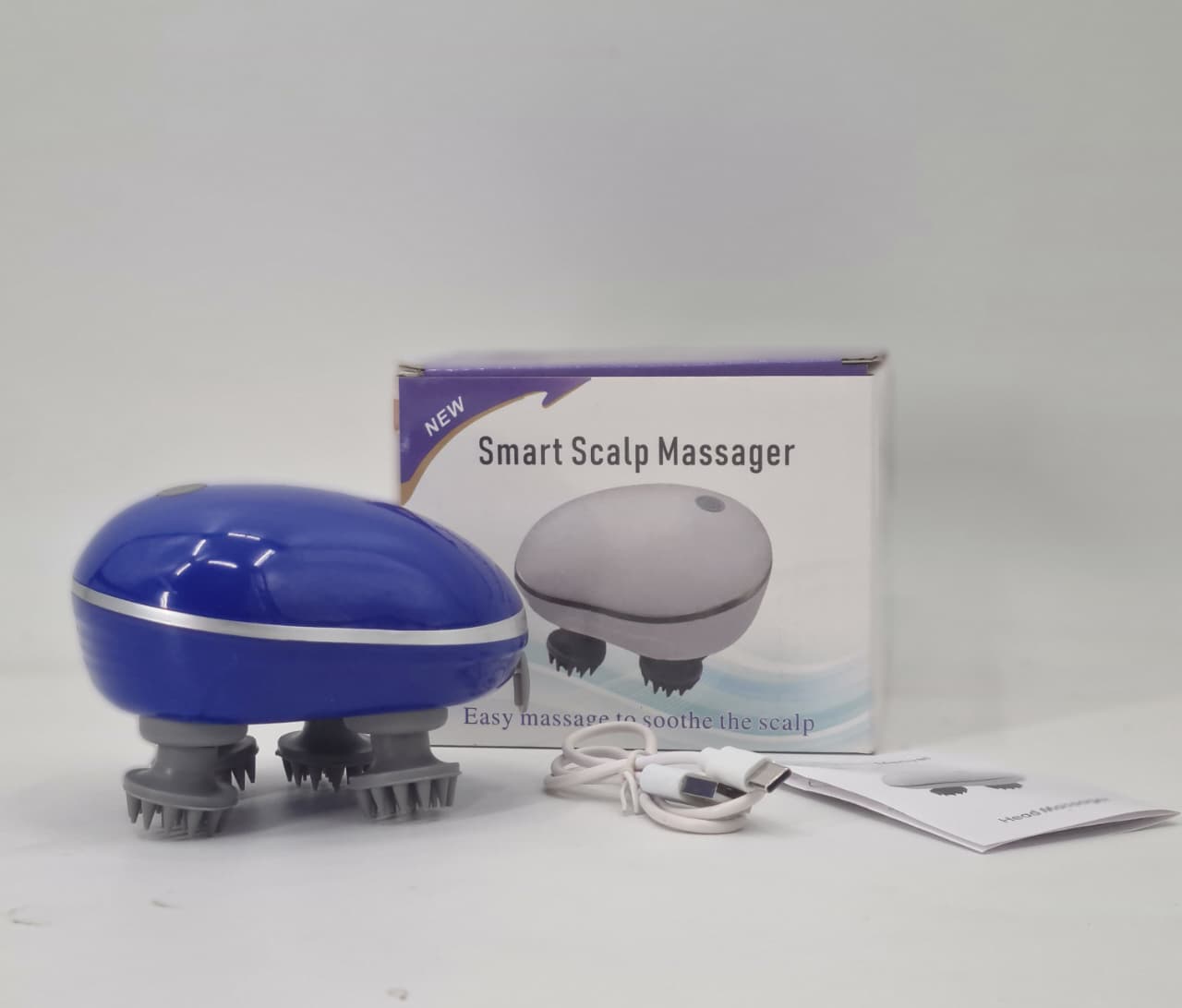 Smart Scalp Head Massager for Stress Relief & Hair Growth