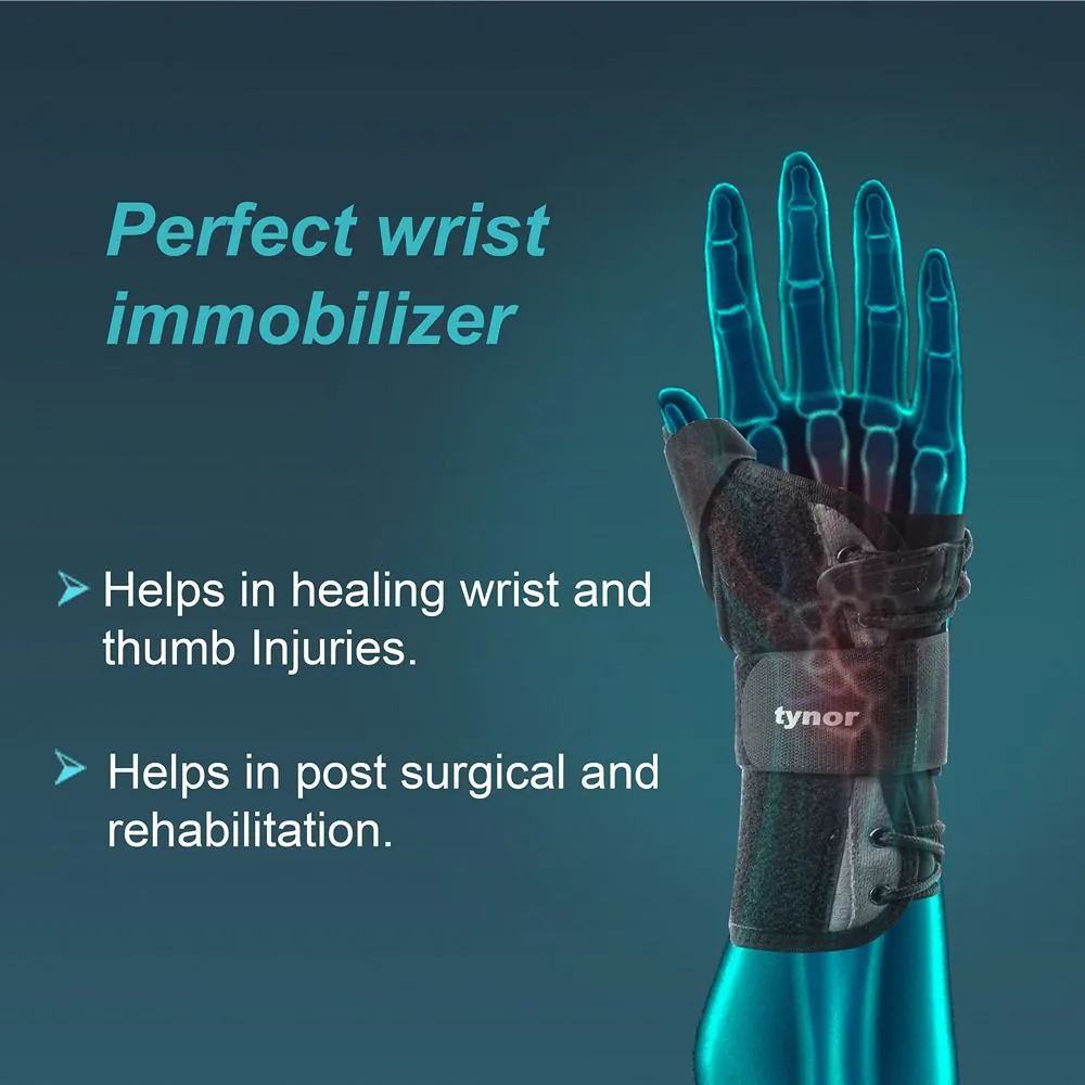 Tynor Wrist Splint with Thumb E44 - Image 2