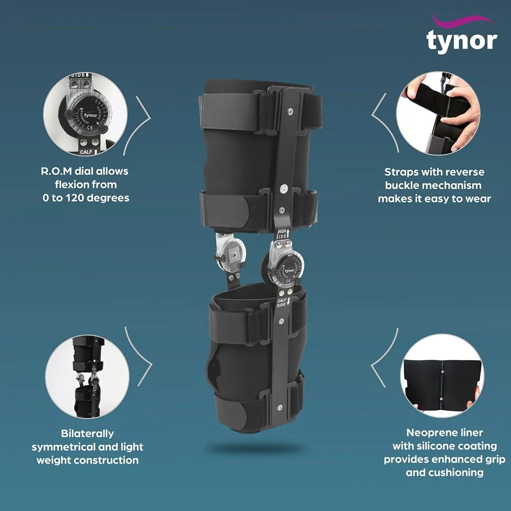 Tynor R.O.M. Knee Brace D10 - Image 3