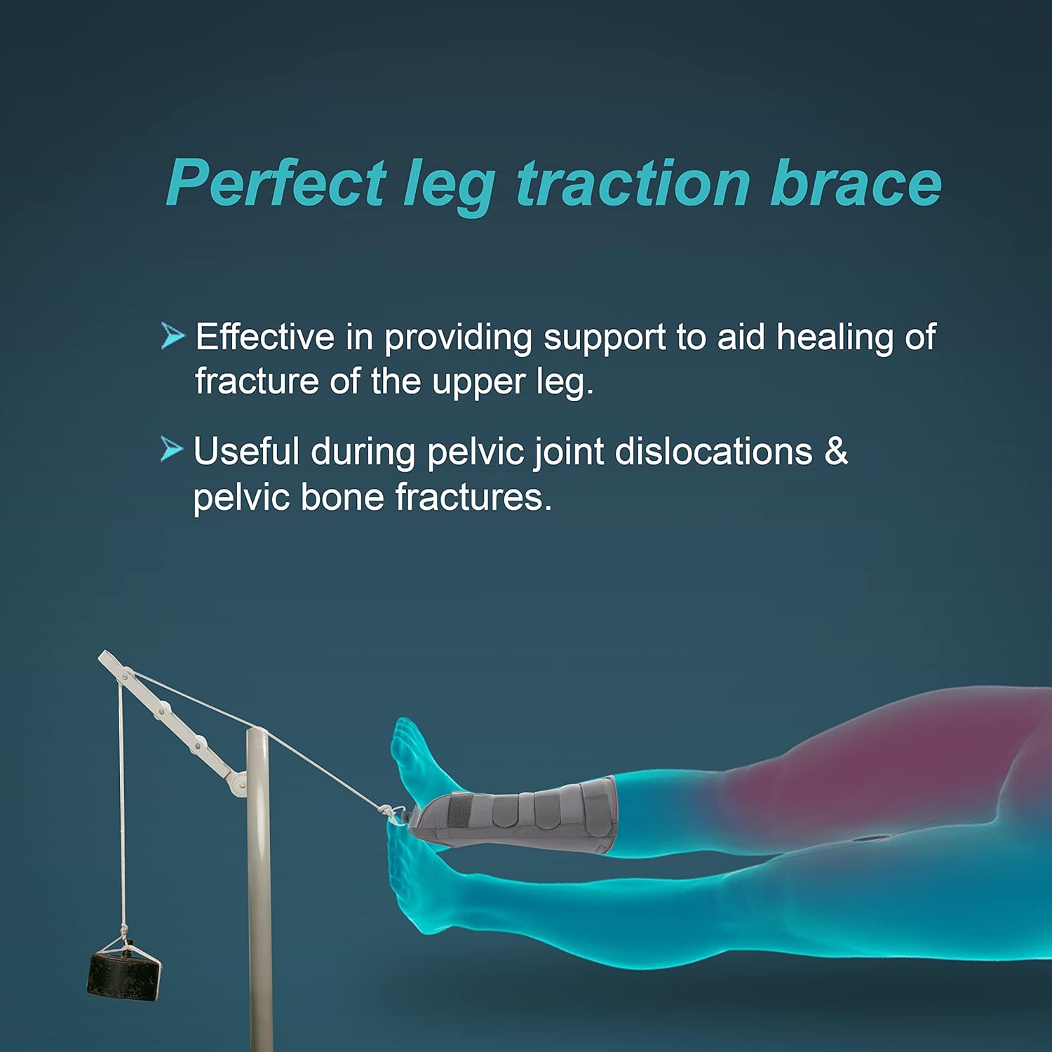 Tynor Leg Traction Brace G05 - Image 2