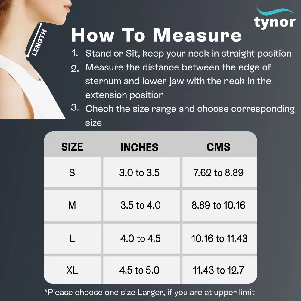Tynor Cervical Collar Soft With Support B02 - Image 4